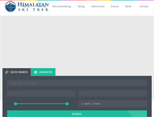 Tablet Screenshot of himalayanskitrek.com